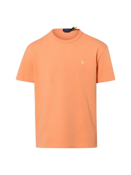 Polo Ralph Lauren Koszulka Mężczyźni Bawełna pomarańczowy, XL. Brązowe koszulki polo męskie Polo Ralph Lauren, m, bez wzorów, z bawełny, bez ramiączek. Za 299.95 zł.