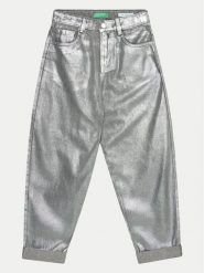 United Colors Of Benetton Jeansy 48UHCE03M Szary Regular Fit. Szare spodnie dziewczęce United Colors Of Benetton, z bawełny. Za 99.99 zł.