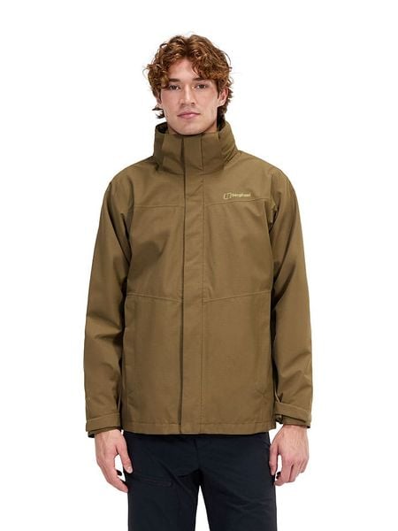 Berghaus Kurtka funkcyjna 3w1 "Hillwalker Gemini" w kolorze jasnobrązowym rozmiar: 54. Brązowe kurtki outdoor męskie Berghaus, bez wzorów, bez kaptura. Za 600.99 zł.