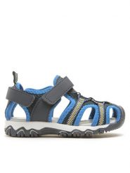 Action Boy Sandały CM22525-13 Granatowy. Niebieskie sandały chłopięce Action Boy, z materiału, bez zapięcia. Za 99.99 zł.