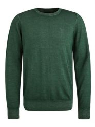 PME Legend Wełniany sweter w kolorze ciemnozielonym rozmiar: XL. Zielone swetry męskie PME Legend, xl, bez wzorów, z wełny, bez kołnierzyka. Za 256.09 zł.