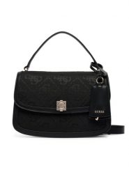 Guess Torebka Audrey Logo HWJG97 55210 Czarny. Czarne torebki klasyczne damskie Guess, z aplikacjami, ze skóry, bez dodatków. Za 584.99 zł.