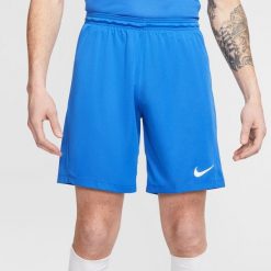 Spodenki Piłkarskie Męskie Nike Dry Park III. Niebieskie szorty męskie Nike, bez wzorów, sportowe. Za 133.00 zł.