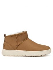 Geox Botki Theleven J46HUC 000AU C6627 S Brązowy. Brązowe botki dziewczęce Geox, bez wzorów, z materiału, bez ramiączek. Za 179.99 zł.