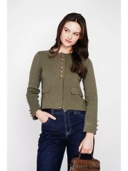 C& Jo Kardigan w kolorze khaki rozmiar: 40. Brązowe kardigany damskie C& Jo, bez wzorów. Za 130.50 zł.