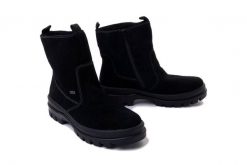RIEKER TEX X8250-00 black , botki damskie. Czarne botki damskie Rieker, na zimę, bez obcasa, bez zapięcia. Za 499.90 zł.