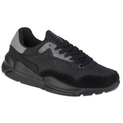 Buty Big Star Shoes II174254 czarne. Czarne buty sportowe na co dzień męskie bez zapięcia. Za 303.35 zł.
