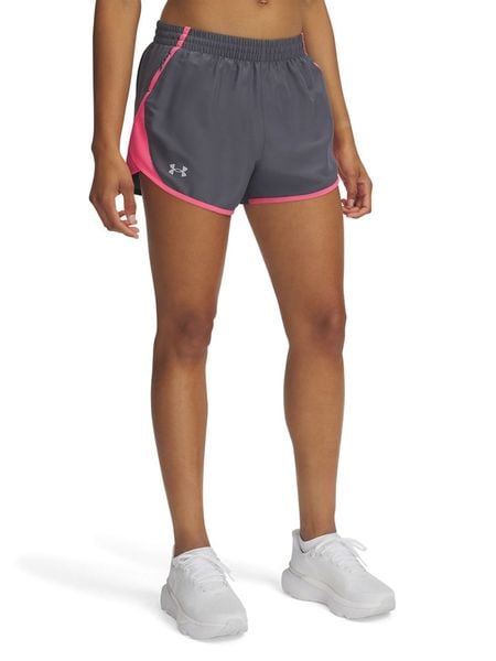 Under Armour Szorty sportowe w kolorze szaro-różowym rozmiar: S. Różowe spodenki sportowe damskie Under Armour, s, z materiału, outdoorowe. Za 89.88 zł.