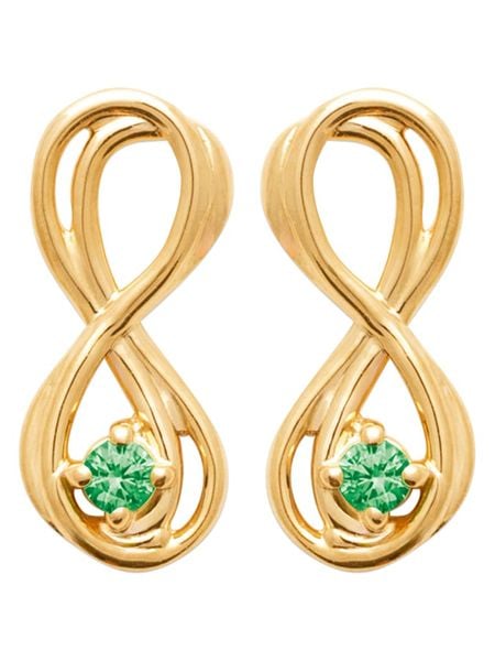 L'Atélier Précieux Pozłacane kolczyki-wkrętki z cyrkoniami rozmiar: onesize. Żółte kolczyki damskie L'Atélier Précieux, z cyrkonią, pozłacane. Za 126.99 zł.