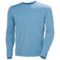 Bluza Helly Hansen Shine Solen. Niebieskie bluzy bez kaptura męskie Helly Hansen, m, z elastanu. Za 314.00 zł.