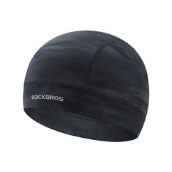 Czapka rowerowa z oddychającym filtrem UPF50+ ROCKBROS. Niebieskie czapki męskie ROCKBROS, na lato, bez wzorów, z elastanu, sportowe. Za 52.16 zł.