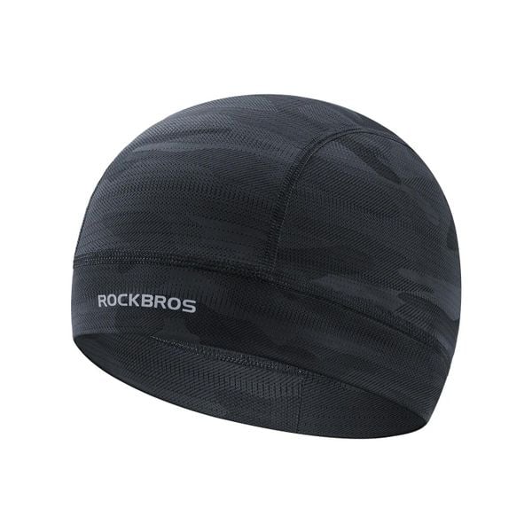 Czapka rowerowa z oddychającym filtrem UPF50+ ROCKBROS. Niebieskie czapki męskie ROCKBROS, na lato, bez wzorów, z elastanu, sportowe. Za 52.16 zł.