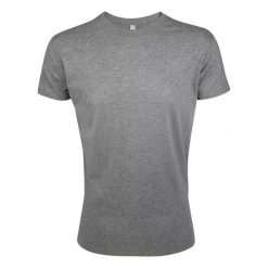 Koszulka Regent Slim Unisex Dla Dorosłych. Szare bluzki damskie SOL'S, s, bez wzorów, bez kołnierzyka. Za 36.99 zł.
