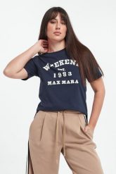T-shirt damski Tenue WEEKEND MAX MARA. T-shirty damskie Weekend Max Mara, xs, bez wzorów, bez kołnierzyka. Za 449.00 zł.