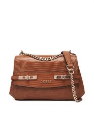 Guess Torebka Melinda Mini HWKL99 33780 Brązowy. Brązowe torebki klasyczne damskie Guess, z aplikacjami, ze skóry, wizytowe, bez kołnierzyka, bez ramiączek. Za 589.99 zł.