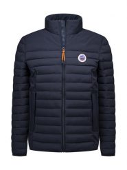 NEW ZEALAND AUCKLAND Kurtka pikowana w kolorze granatowym rozmiar: M. Niebieskie kurtki męskie New Zealand Auckland, m, bez wzorów, bez kaptura. Za 413.35 zł.