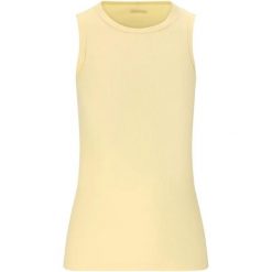 Damski tank top Athlecia Meyers. Żółte topy damskie Athlecia, bez wzorów, bez kołnierzyka. Za 163.50 zł.