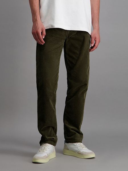 Pioneer Spodnie sztruksowe "Rando" - Regular fit - w kolorze khaki rozmiar: W36/L30. Brązowe spodnie materiałowe męskie Pioneer, z aplikacjami, ze skóry, klasyczne. Za 154.95 zł.