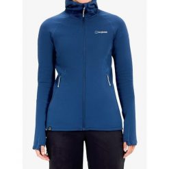 Bluza rozpinana damska Berghaus Kinetic Powerstretch Hoody Af. Niebieskie bluzy bez kaptura damskie Berghaus. Za 698.49 zł.