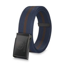 Pasek parciany BETLEWSKI PRC-08_GR-2 XL granatowy. Niebieskie paski męskie Betlewski, bez wzorów, z materiału. Za 34.99 zł.