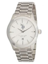 U.S. Polo Assn. Zegarek kwarcowy w kolorze srebrno-białym rozmiar: onesize. Szare, analogowe zegarki męskie U.S. Polo Assn., ze stali. Za 326.99 zł.