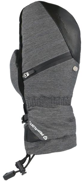Rękawiczki narciarskie i snowboardowe damskie KINETIXX Alina Mitt melange. Szare rękawiczki damskie KINETIXX, bez wzorów, ze skóry. Za 290.00 zł.