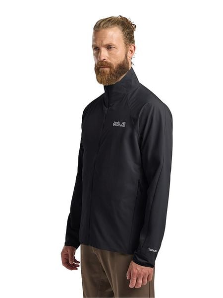 Jack Wolfskin Kurtka softshellowa "Prelight Stride" w kolorze czarnym rozmiar: XL. Czarne kurtki outdoor męskie Jack Wolfskin, xl, bez wzorów, z materiału, bez kaptura. Za 319.13 zł.