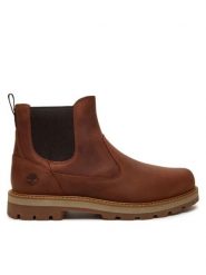 TIMBERLAND Britton Road Mid Chelsea Sztyblety męskie. Brązowe sztyblety męskie Timberland, z gumy, bez zapięcia. W wyprzedaży za 575.99 zł.