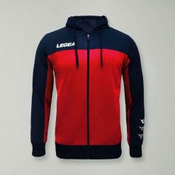 Kurtka Flex do biegania i treningu niebiesko-czerwona. Czerwone kurtki treningowe męskie Legea, xl, bez wzorów, z bawełny, do biegania. Za 72.00 zł.