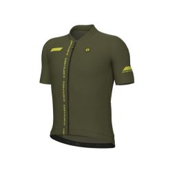 Koszulka rowerowa męska Alé Cycling PR-E Follow Me. Zielone t-shirty sportowe męskie ALÉ CYCLING, m, bez ramiączek, rowerowe. W wyprzedaży za 433.99 zł.