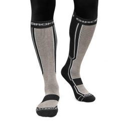 Skarpety snowboardowe z wełny Sporty zimowe Siroko Ultimate FEND Sand. Czarne skarpetki damskie SIROKO, bez wzorów, z wełny. Za 127.00 zł.
