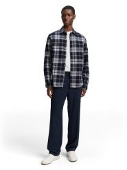 Tom Tailor Koszula - Relaxed fit - w kolorze granatowym rozmiar: S. Niebieskie koszule męskie Tom Tailor, s, bez wzorów, z bawełny, bez kołnierzyka, bez ramiączek. Za 70.24 zł.