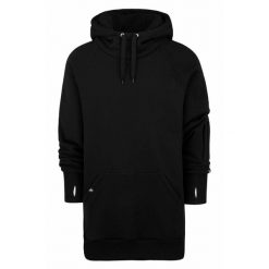 Bluza sportowa męska z kapturem Deep Trip Luzak. Czarne bluzy sportowe męskie DEEP TRIP, bez wzorów, z bawełny, casualowe, bez kołnierzyka, bez ramiączek. Za 379.00 zł.