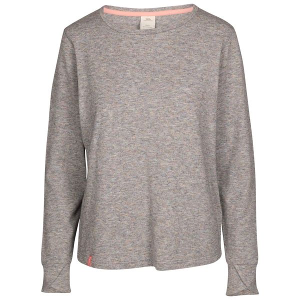 Damska Koszulka Z Długim Rękawem Rina Marl. Szare t-shirty damskie Trespass, s, bez wzorów, bez kołnierzyka. Za 149.99 zł.