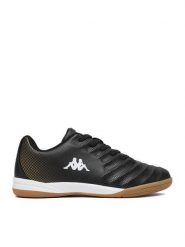 Kappa Buty halowe CEO-AW24-3C002B-J Czarny. Czarne buty sportowe chłopięce Kappa, ze skóry, bez zapięcia. Za 149.99 zł.