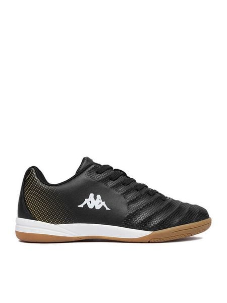 Kappa Buty halowe CEO-AW24-3C002B-J Czarny. Czarne buty sportowe chłopięce Kappa, ze skóry, bez zapięcia. Za 149.99 zł.