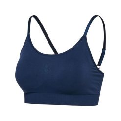 Biustonosz dla kobiet Hummel. Niebieskie biustonosze sportowe damskie HUMMEL, bez wzorów. Za 187.00 zł.