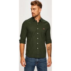 Levi's - Koszula. Zielone koszule męskie Levi's, l, bez wzorów, z bawełny, bez kołnierzyka, bez ramiączek. Za 239.90 zł.