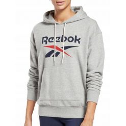 Bluza na co dzień damska REEBOK z kapturem. Szare bluzy sportowe damskie Reebok, xs. Za 159.00 zł.