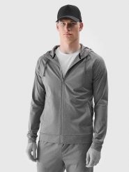 4F Bluza w kolorze szarym rozmiar: S. Szare bluzy z kapturem męskie 4f, s. Za 92.21 zł.