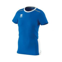 Koszulka damska Errea Konnor. Niebieskie t-shirty damskie ERREA, l, z aplikacjami, z materiału, bez kołnierzyka. Za 134.50 zł.
