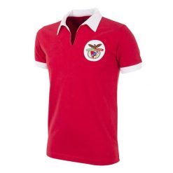 Koszulka retro piłkarska dla dorosłych - SL Benfica 1962-63 - Czerwona. Czerwone t-shirty sportowe męskie COPA FOOTBALL, xl, bez ramiączek, do piłki nożnej. Za 296.76 zł.