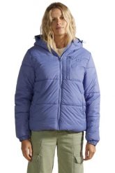 Kurtka zimowa damska Billabong Transport Fuffer 3. Niebieskie kurtki damskie Billabong, na zimę, l, bez wzorów, z materiału, z kapturem. Za 225.49 zł.