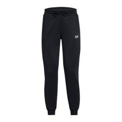 Spodnie damskie Under Armour Fleece Jogger UA Armour. Czarne spodnie sportowe damskie Under Armour, xl, na fitness i siłownię. W wyprzedaży za 200.25 zł.