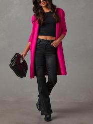 Milan Kiss Kardigan w kolorze różowym rozmiar: XL. Różowe kardigany damskie Milan Kiss, xl, bez wzorów. Za 195.77 zł.