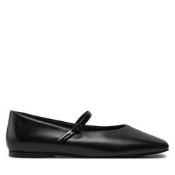 Baleriny Calvin Klein. Czarne baleriny damskie CALVIN KLEIN, bez wzorów, bez obcasa. Za 399.99 zł.