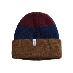Czapka zimowa COAL FRENA dirt brown stripe. Brązowe czapki zimowe damskie COAL. Za 39.00 zł.