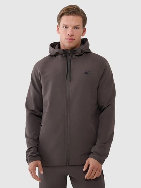 BLUZA MĘSKA 4F TRENINGOWA SZYBKOSCHNĄCA ROZPINANA TFSWM458 KOLOR BRĄZOWY. Brązowe bluzy sportowe męskie 4f, bez wzorów, z bawełny, sportowe, bez kołnierzyka, bez ramiączek. Za 199.27 zł.