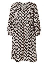 More & More Sukienka w kolorze jasnoróżowo-białym rozmiar: 40. Białe sukienki damskie MORE & MORE, bez wzorów, bez kołnierzyka, bez ramiączek, midi. Za 69.99 zł.