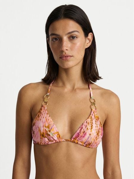 Guess Góra od bikini E6GJ37 MC04R Różowy. Czerwone bikini damskie Guess, z aplikacjami. Za 319.99 zł.